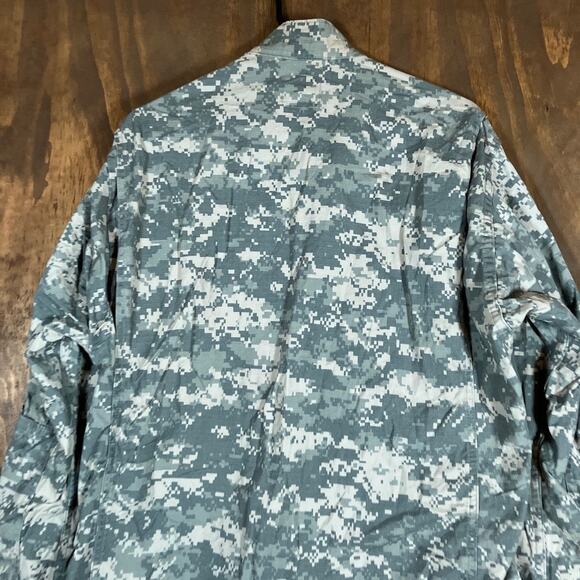 Military Army Combat Mens Coat Green Camouflage Uniform Digicam Large Regular - Picture 11 of 12
